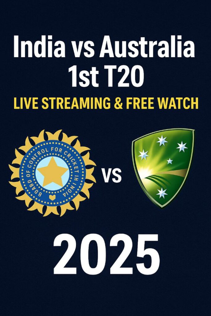 India vs Australia 1st T20